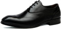 Italian Luxury Men's Genuine Leather Monk Strap Dress Shoes – Classic Slip-On Formal Loafers, Comfortable Non-Slip Round Toe Footwear for Weddings, Business, and Office Wear