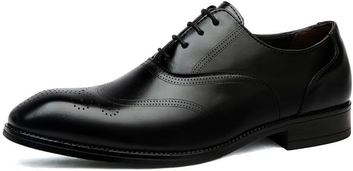 Italian Luxury Men's Genuine Leather Monk Strap Dress Shoes – Classic Slip-On Formal Loafers, Comfortable Non-Slip Round Toe Footwear for Weddings, Business, and Office Wear