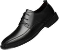 Premium Men's Leather Casual Shoes – Classic Lace-Up Formal Tuxedo Footwear, Soft-Soled Breathable Driving Shoes & All-Match Business Sneakers