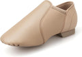Premium Kids' PU Leather Slip-On Jazz Shoes – Comfortable Stretch Dance Footwear for Girls and Boys